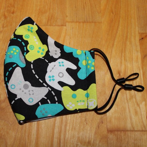 Video Game Controller Cotton Face Mask Fabric - Picture 1 of 3